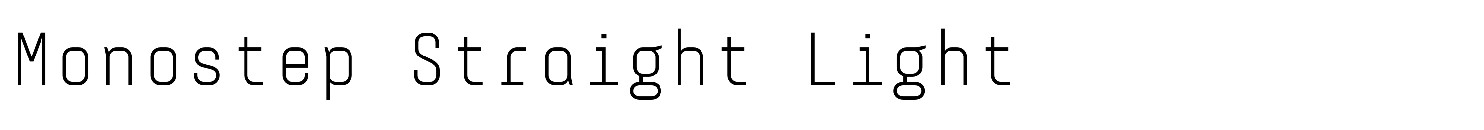 Monostep Straight Light